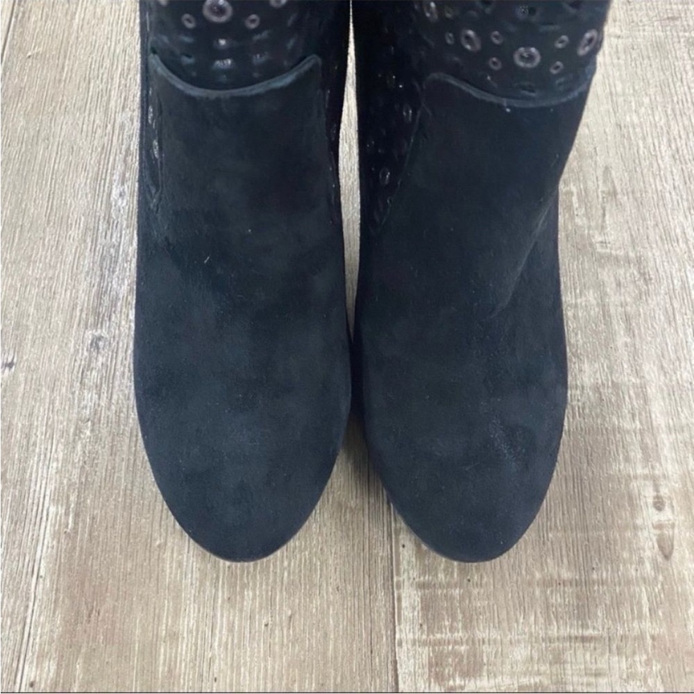 Dolce  vita mila laser cut boot sued cut mid calf boot - Picture 4 of 4